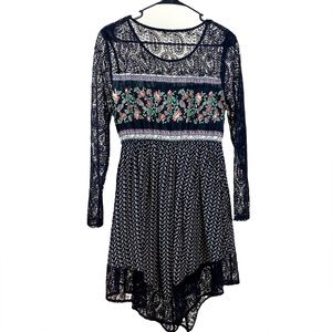 Entro Apricot open lace Lane Top / Dress , Size S